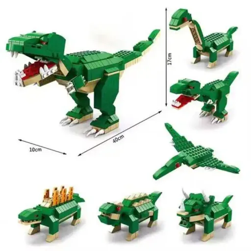 Bloc De Construction - Modèle Dinosaure - 1000 Pièces thumbnail 2