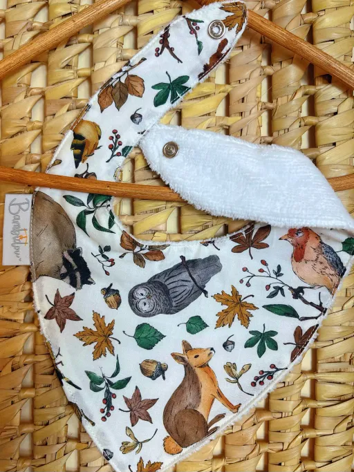 Bavoir Bandana Hibou thumbnail 2