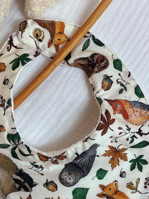 Bavoir Bandana Hibou thumbnail 3