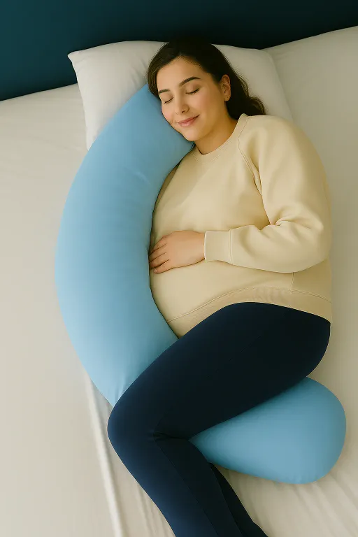Coussin De Grossesse Bleu Ciel thumbnail 2