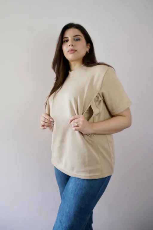 T-shirt D'allaitement Camel thumbnail 1
