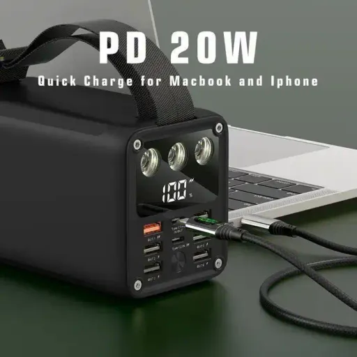 Power Bank 60000 Mah Pd 22.5w Usb-c Qc4.0 + 22.5w Pd, Support Super Fast Charge thumbnail 1