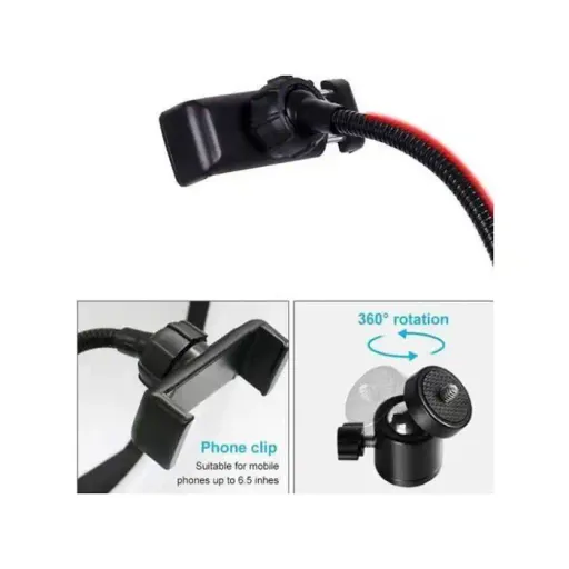 Ring Light Rgb 33 Cm Avec Trépied 2,1 M Pour Youtube Et Tiktok thumbnail 2