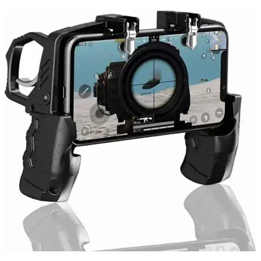 Contrôleur De Jeu Mobile K21 Pour Pubg, Déclencheur De Visée, Bouton De Feu L1 R1, Joystick Sensible Au Tireur, Manette De Jeu thumbnail 1