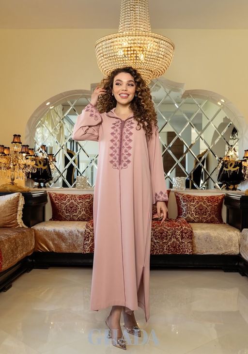 Djellaba En Broderie - Façon Maalem thumbnail 1