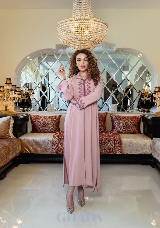 Djellaba En Broderie - Façon Maalem thumbnail 2