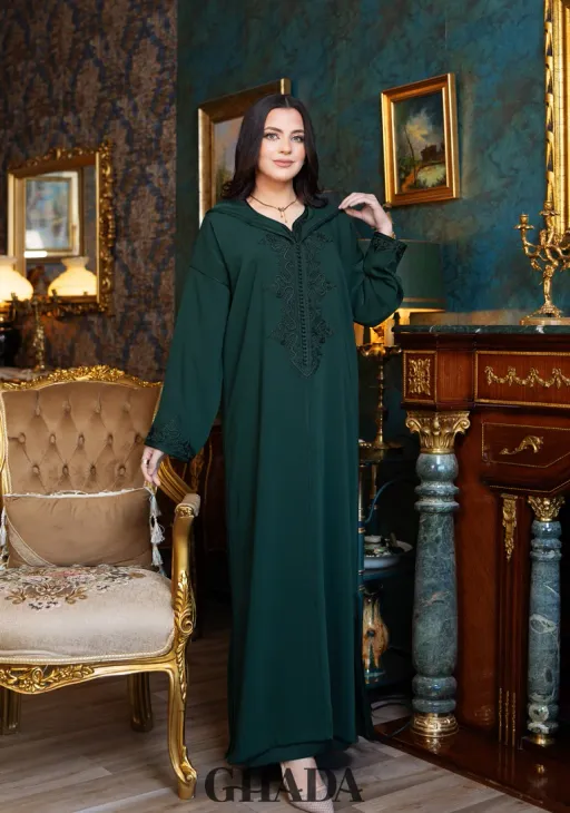 Djellaba Traditionnelle Avec Qmiss thumbnail 1