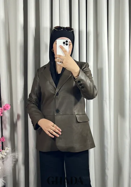 Veste En Simili-cuir thumbnail 2