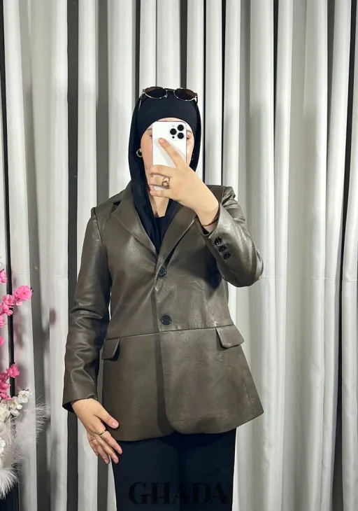 Veste En Simili-cuir thumbnail 4