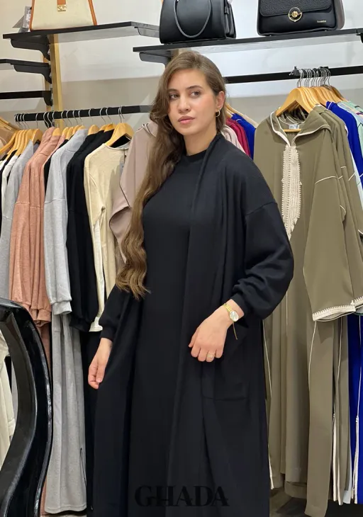 Ensemble Robe En Maille Avec Cardigan thumbnail 2