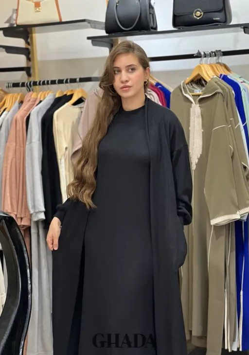 Ensemble Robe En Maille Avec Cardigan thumbnail 4