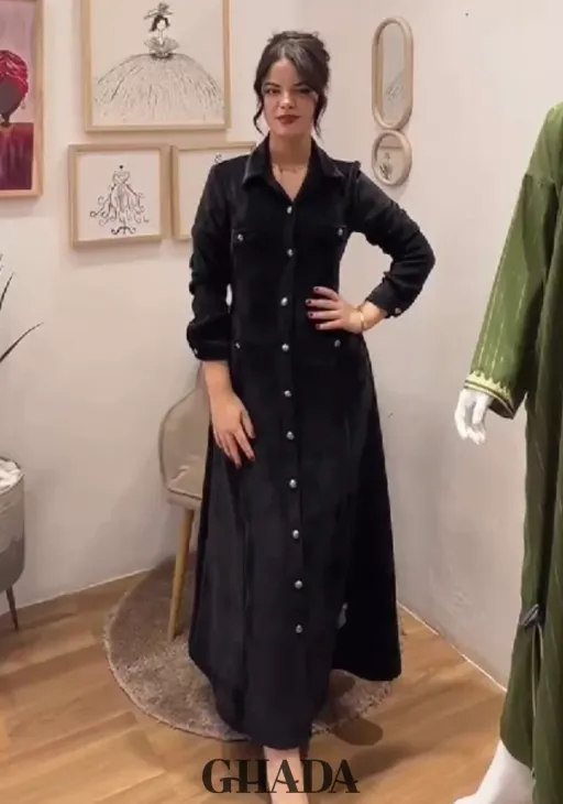 Robe Longue Noir thumbnail 2