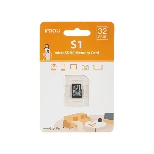 Imou Carte Mémoire Micro Sd 32go Classe 10 (st2-32-s1) thumbnail 1