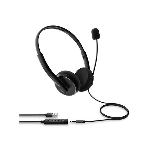 Casque Office Headset 2+ Noir thumbnail 1