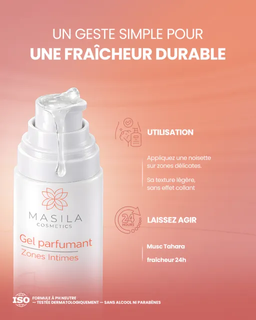 Gel Soin Parfumant, Musc Tahara – Ph Neutre & Odeurs Neutralisées thumbnail 2
