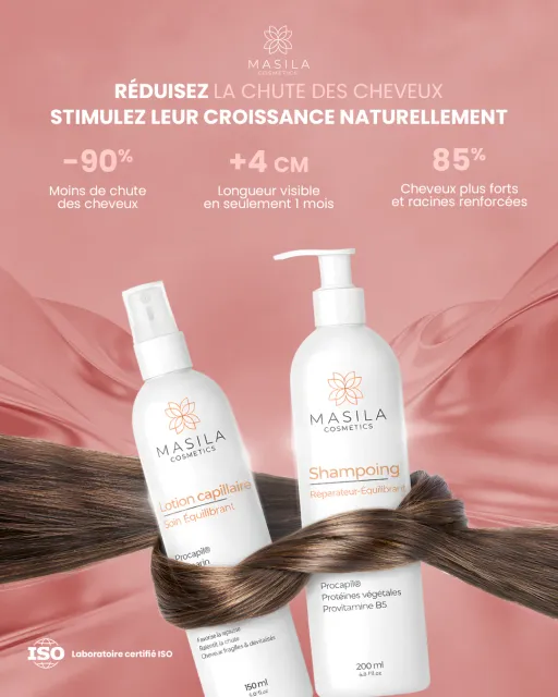 Coffret Capillaire – Lotion + Shampoing Anti-chute & Croissance thumbnail 3