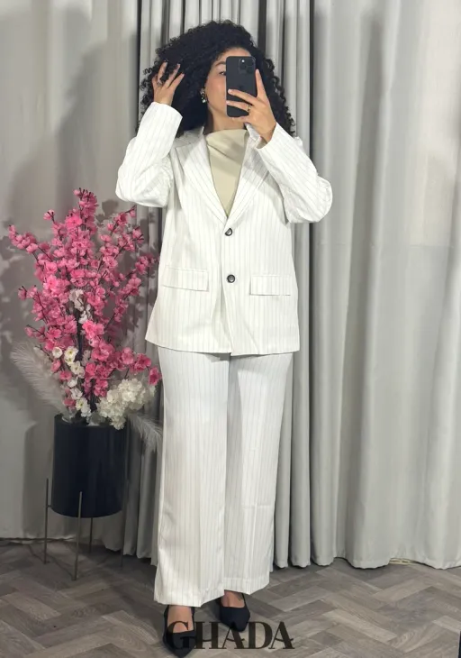 Ensemble Tailleur À Rayures thumbnail 1