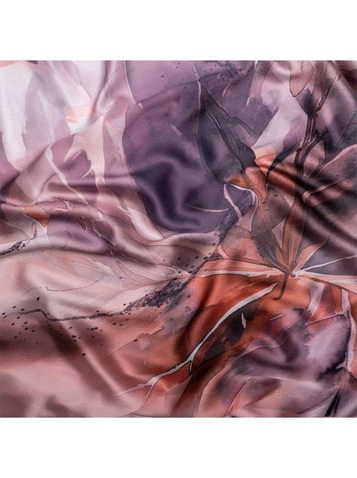 Châle Satin Imprimé Digital - Floral Numérique thumbnail 2