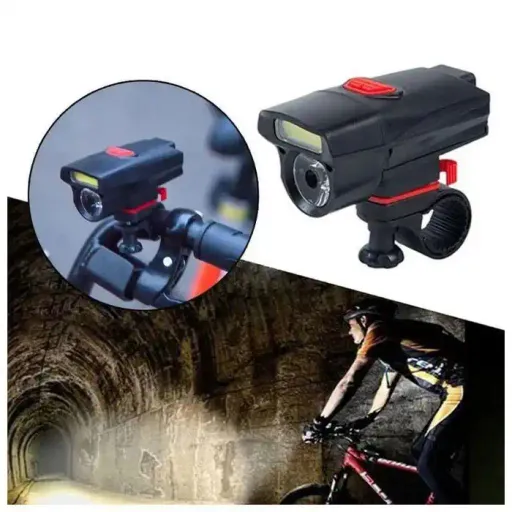 Led Cyclisme Bike Lamp Vélo Tout Usage Et Sécurité:phare Blanc-rear Tail Rouge thumbnail 2