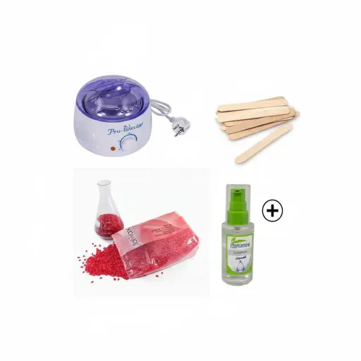 Chauffe-cire Professionnel - Cire Italwax 1kg - 10 Spatules - Huile De Glycérine thumbnail 1