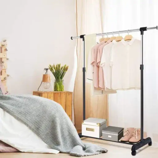 Porte-vêtements - Non Spécifié - Hauteur Réglable 95-165 Cm - Mixte - Adulte thumbnail 2