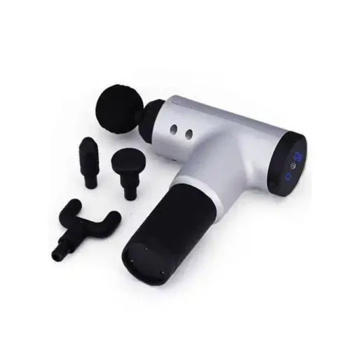 Pistolet De Massage Électrique Rechargeable Sans Fil - 4 Têtes thumbnail 1