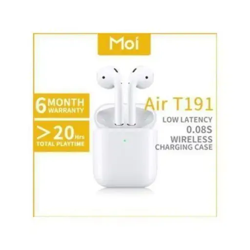 Écouteurs Sans Fil - Moi - T191 - Bluetooth 5.0 - Commande Tactile - Microphone thumbnail 2