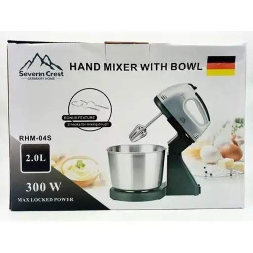 Batteur Électrique Avec Bol Inox thumbnail 2