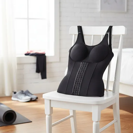 Gilet Serre-taille Ajustable Avec Sangle D'épaule Pour Femme thumbnail 4