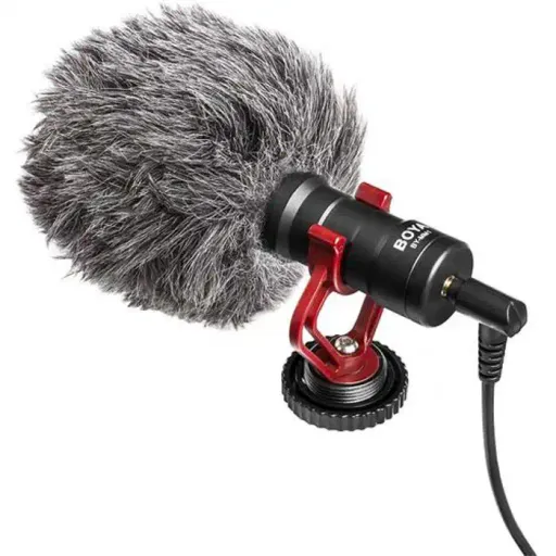 Microphone Vidéo Boya - By-mm1 - Cardioïde - Compatible Smartphones Et Caméras - Léger Et Compact thumbnail 3