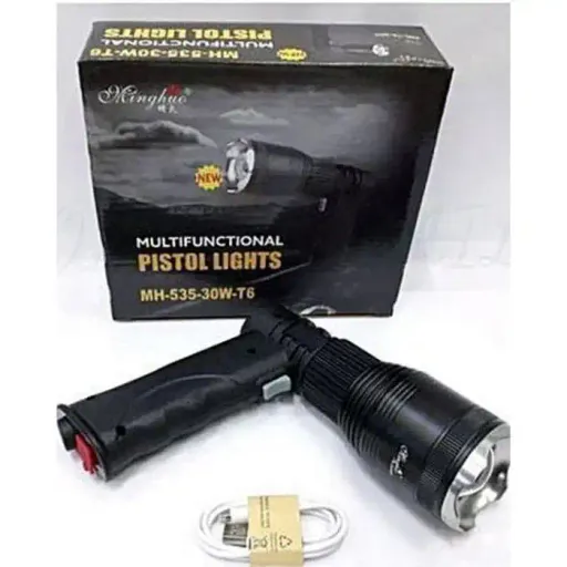 Lampe Torche - Mag-led - Puissante - Rechargeable Usb - 30w - Utilisation Extérieure thumbnail 3
