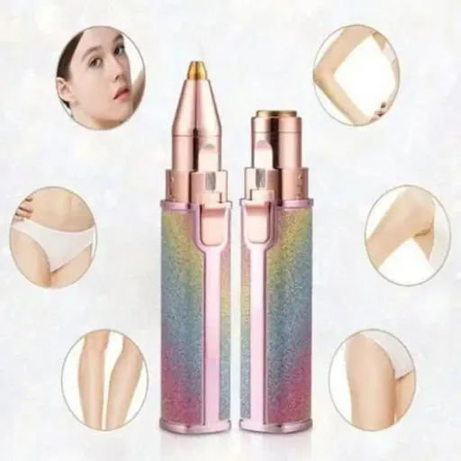 Tondeuse À Sourcils Électrique Épilateur Corps Visage Pour Femme 2 En 1 thumbnail 1