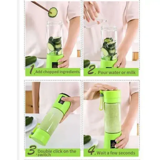 Bouteille Portative De Secoueur De Fabricant De Smoothie De Presse-fruits Électrique Dusb thumbnail 1