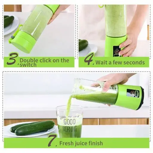 Bouteille Portative De Secoueur De Fabricant De Smoothie De Presse-fruits Électrique Dusb thumbnail 2