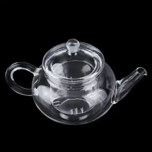 Théière En Verre Résistant À La Chaleur -transparente Avec Infuseur Café/thé thumbnail 3