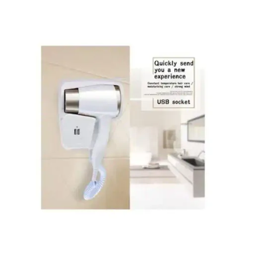 Sèche-cheveux Mural Pour Douche Maison - Hôtel- Maisons Dhôtes thumbnail 3