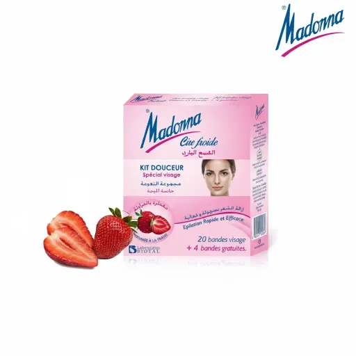 Cire Froide Kit Douceur Spécial Visage Parfum La Fraise thumbnail 1