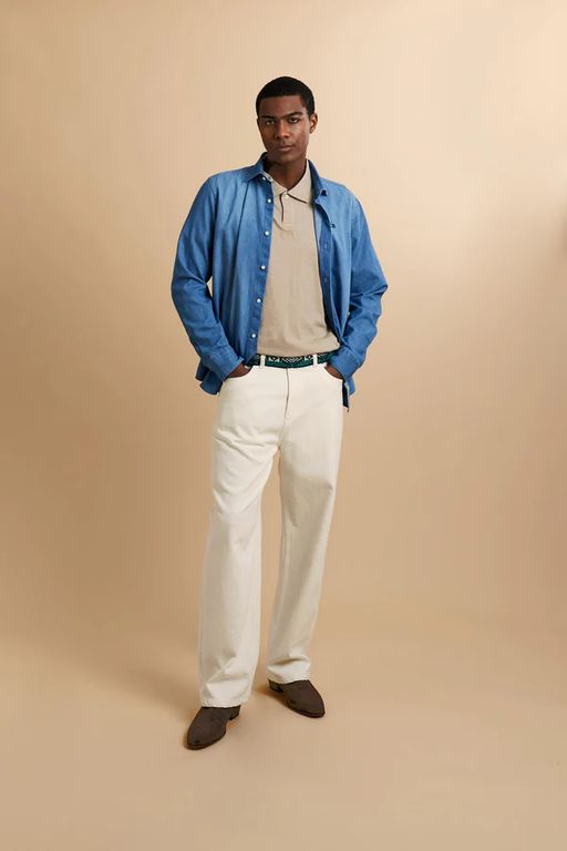 Polo En Jersey Flammé De Coton - Yoojoon thumbnail 2