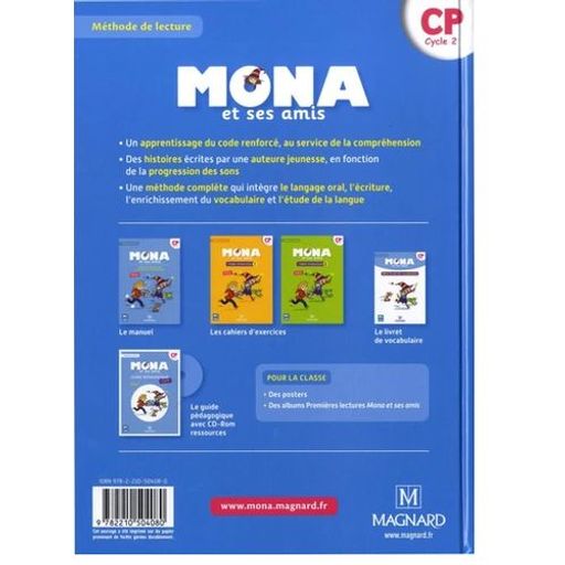 Mona Et Ses Amis Cp- Méthode De Lecture - L'apprentissage Du Code Au Service De La Compréhension Cp thumbnail 2