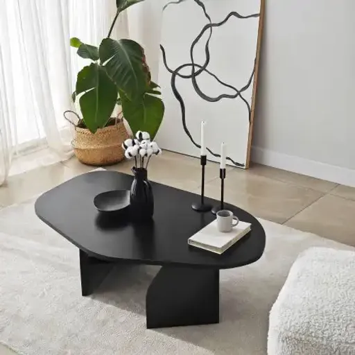 Table Basse Modern En Bois Mdf thumbnail 1