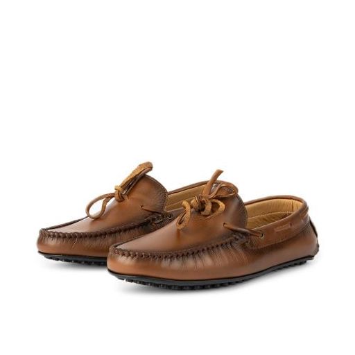 D’009 Mocassin En Cuir thumbnail 1