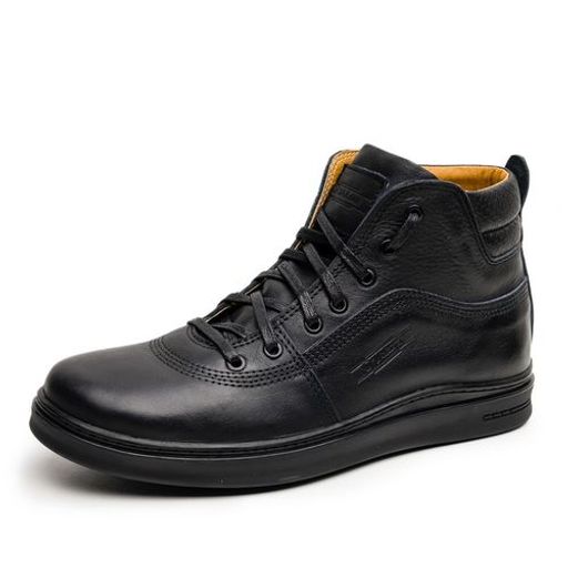 D'urbano Baskets À Lacets Montants En Cuir thumbnail 1