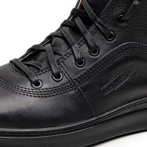 D'urbano Baskets À Lacets Montants En Cuir thumbnail 2