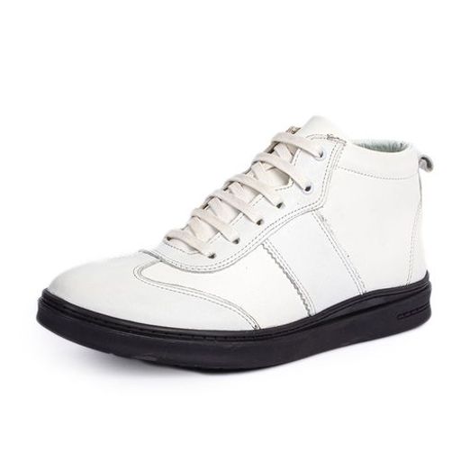 D'urbano Baskets À Lacets Montants En Cuir thumbnail 1