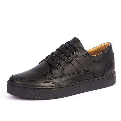 Baskets Basses D'urbano En Cuir thumbnail 1
