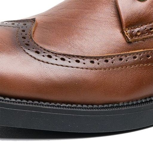 Bottines Brogue À Lacets En Cuir thumbnail 2