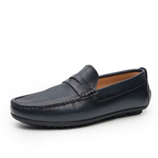 Mocassins Collège En Cuir thumbnail 1