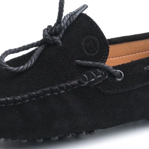 Mocassins D'urbano En Cuir Daim Avec Lacets thumbnail 2
