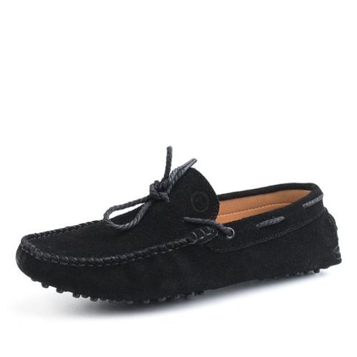 Mocassins D'urbano En Cuir Daim Avec Lacets thumbnail 1