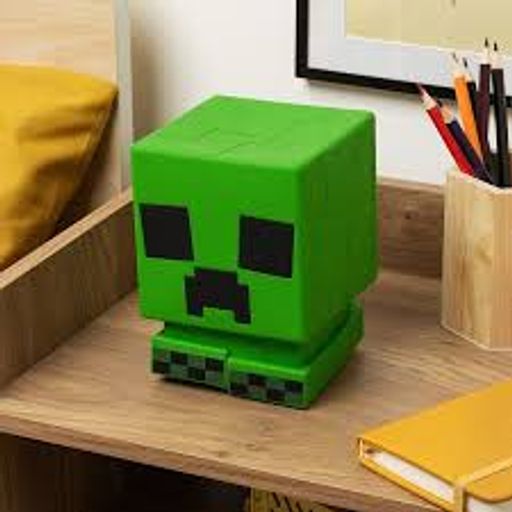 Lampe Minecraft Silicone Creeper Squishyglo Rechargeable thumbnail 3